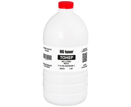 Тонер HP CLJ Pro M252 1кг, magenta HG (TSM-HGH02M-1)