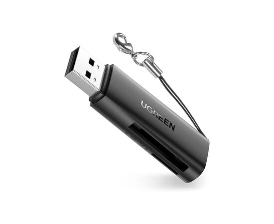 Зчитувач флеш-карт Ugreen USB 3.0 Type-A for 2xSD 5Gb CM264 (60722)