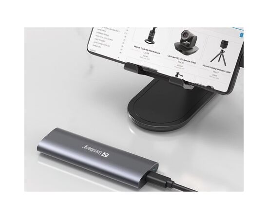Карман внешний Sandberg SSD M.2, (NVMe) M-Key USB Type-C 3.2 (136-39), изображение 6 Карман внешний Sandberg SSD M.2, (NVMe) M-Key USB Type-C 3.2 (136-39), изображение 6