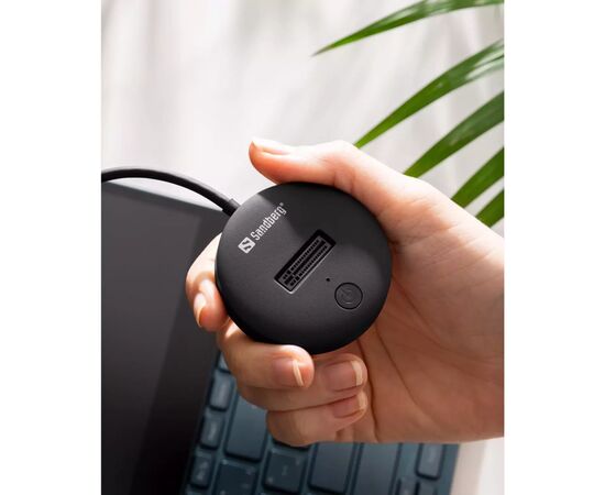 Док-станция Sandberg USB3.2 Type-C toSSD M.2 NVMe M Key (136-47), изображение 5 Док-станция Sandberg USB3.2 Type-C toSSD M.2 NVMe M Key (136-47), изображение 5