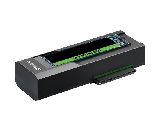 Концентратор Sandberg USB3.2 Type-C toSSD M2/NVMe SATA Cloner & Dock Sandberg (136-49), изображение 2 Концентратор Sandberg USB3.2 Type-C toSSD M2/NVMe SATA Cloner & Dock Sandberg (136-49), изображение 2