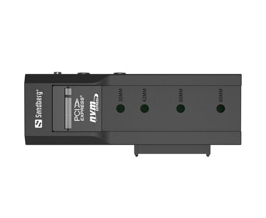 Концентратор Sandberg USB3.2 Type-C toSSD M2/NVMe SATA Cloner & Dock Sandberg (136-49), изображение 3 Концентратор Sandberg USB3.2 Type-C toSSD M2/NVMe SATA Cloner & Dock Sandberg (136-49), изображение 3