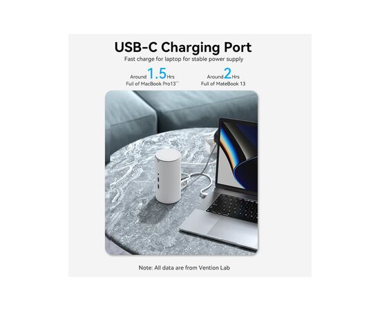 Концентратор Vention USB3.1 Type-C to HDMI/VGA/USB3.0x3/RJ45/SD/TF/TRRS 3.5m/PD/DC100W12-in-1 (TPHWC-EU), изображение 5 Концентратор Vention USB3.1 Type-C to HDMI/VGA/USB3.0x3/RJ45/SD/TF/TRRS 3.5m/PD/DC100W12-in-1 (TPHWC-EU), изображение 5
