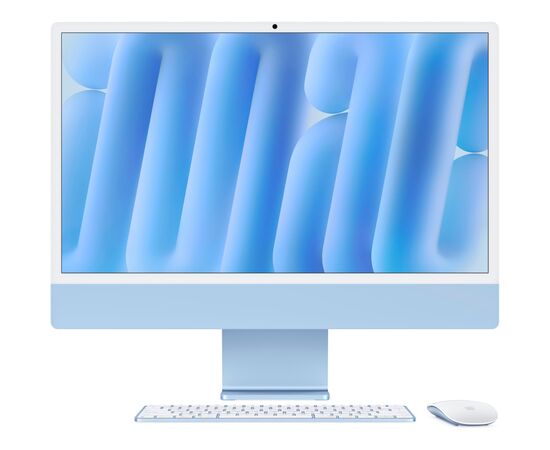 Комп'ютер Apple 24" iMac Retina 4.5K / Apple M4 (8-c/CPU, 8-c/GPU), 16, 256, Blue (MWUF3UA/A)