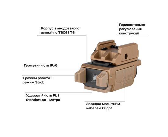 Фонарь Olight PL-Mini 3 Valkyrie Desert Tan (0.0002.0102), изображение 11 Фонарь Olight PL-Mini 3 Valkyrie Desert Tan (0.0002.0102), изображение 11