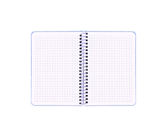 Блокнот Axent на спирали B6 80 листов, клетка, пластиковая обложка, фиолетовый (8463-1-A), изображение 3 Блокнот Axent на спирали B6 80 листов, клетка, пластиковая обложка, фиолетовый (8463-1-A), изображение 3