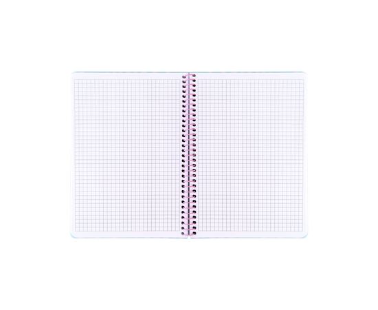 Блокнот Axent на спирали А5 80 листов, клетка, пластиковая обложка, голубой (8462-2-A), изображение 3 Блокнот Axent на спирали А5 80 листов, клетка, пластиковая обложка, голубой (8462-2-A), изображение 3