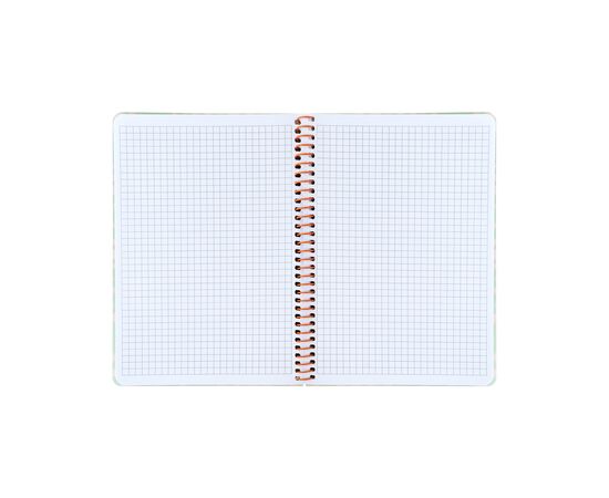 Блокнот Axent на спирали А5 80 листов, клетка, пластиковая обложка, салатовый (8462-1-A), изображение 3 Блокнот Axent на спирали А5 80 листов, клетка, пластиковая обложка, салатовый (8462-1-A), изображение 3