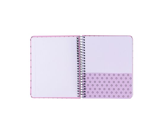 Блокнот Axent на спирали В6 120 листов, клетка, твердая обложка, розовый (8461-1-A), изображение 3 Блокнот Axent на спирали В6 120 листов, клетка, твердая обложка, розовый (8461-1-A), изображение 3