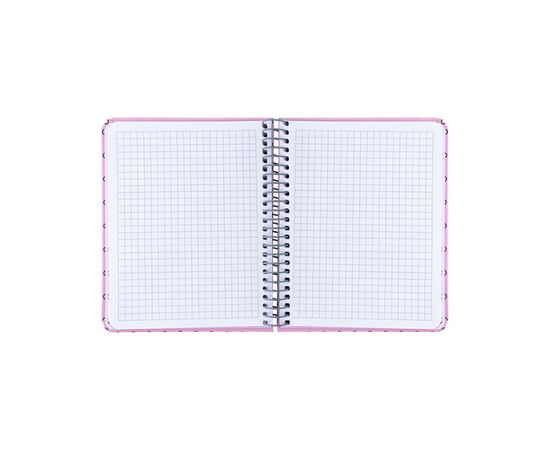 Блокнот Axent на спирали В6 120 листов, клетка, твердая обложка, розовый (8461-1-A), изображение 4 Блокнот Axent на спирали В6 120 листов, клетка, твердая обложка, розовый (8461-1-A), изображение 4