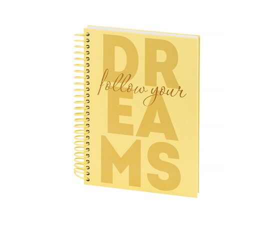 Блокнот Axent на спіралі А5 120 аркушів, клітинка, тверда обкладинка, Dreams (8464-4-A), зображення 2