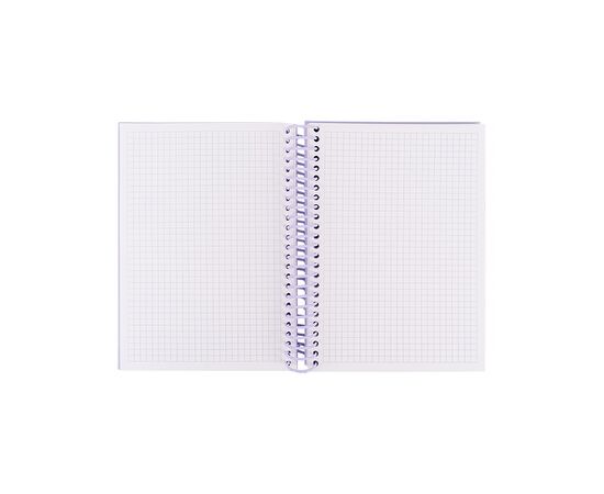 Блокнот Axent на спіралі А5 120 аркушів, клітинка, тверда обкладинка, Happy (8464-2-A), зображення 3