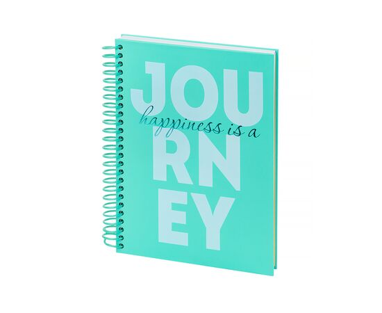 Блокнот Axent на спирали А5 120 листов, клетка, твердая обложка, Journey (8464-3-A), изображение 2 Блокнот Axent на спирали А5 120 листов, клетка, твердая обложка, Journey (8464-3-A), изображение 2