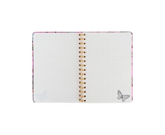 Блокнот Axent на спіралі Olga Selyshcheva, Summer А5 80 аркушів, клітинка, тверда обкладинка (8470-3-A-OS), зображення 3