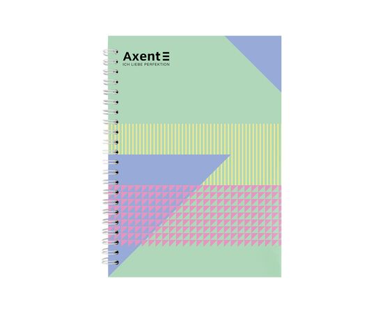 Блокнот Axent на спирали А5 96 листов, клетка, твердая обложка №19 (8032-19-A)