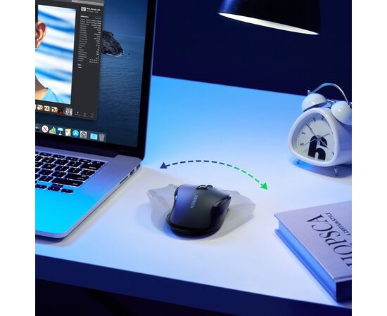 Мышка Ugreen MU006 Ergonomic Wireless Gray/Black (15063), изображение 12 Мышка Ugreen MU006 Ergonomic Wireless Gray/Black (15063), изображение 12