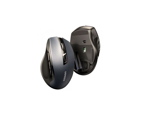 Мышка Ugreen MU006 Ergonomic Wireless Gray/Black (15063), изображение 5 Мышка Ugreen MU006 Ergonomic Wireless Gray/Black (15063), изображение 5