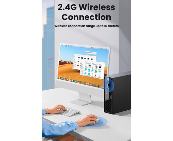 Мишка Ugreen MU105 Wireless Green (90672), зображення 7 Мишка Ugreen MU105 Wireless Green (90672), зображення 7