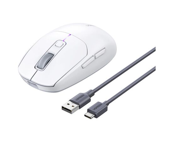 Мышка Ugreen MU103 Wireless/Bluetooth White (15629), изображение 7 Мышка Ugreen MU103 Wireless/Bluetooth White (15629), изображение 7