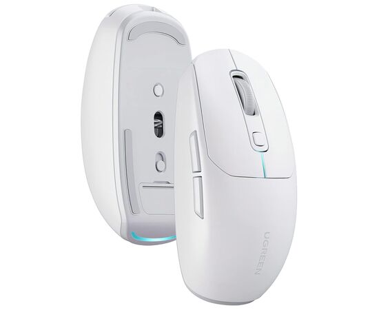 Мышка Ugreen MU103 Wireless/Bluetooth White (15629), изображение 8 Мышка Ugreen MU103 Wireless/Bluetooth White (15629), изображение 8