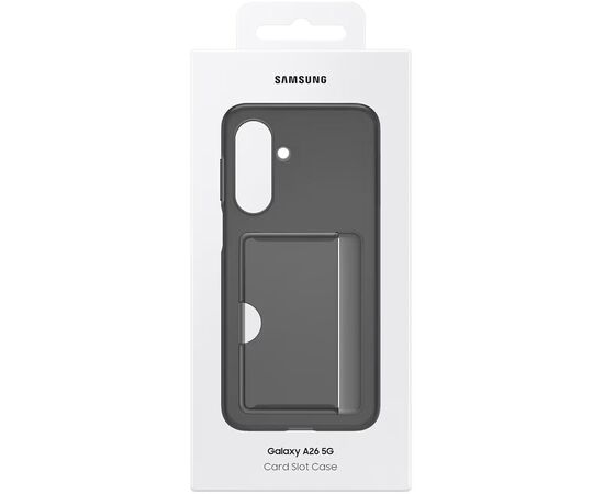 Чехол для мобильного телефона Samsung Galaxy A26 (A266), Card Slot Case black (EF-OA266TBEGWW), изображение 6 Чехол для мобильного телефона Samsung Galaxy A26 (A266), Card Slot Case black (EF-OA266TBEGWW), изображение 6