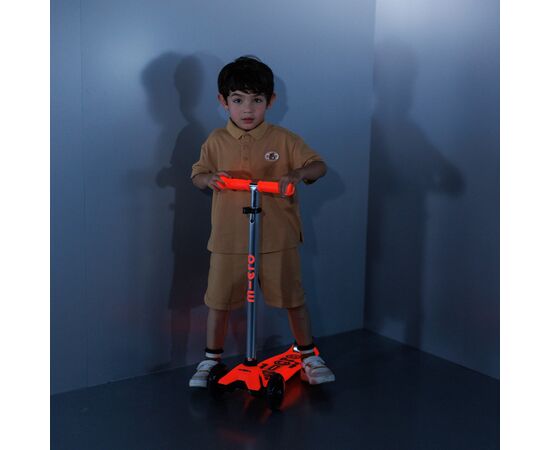Самокат Micro Maxi Deluxe Glow LED Красная аура (MMD368), изображение 10 Самокат Micro Maxi Deluxe Glow LED Красная аура (MMD368), изображение 10