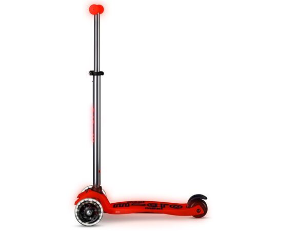 Самокат Micro Maxi Deluxe Glow LED Красная аура (MMD368), изображение 3 Самокат Micro Maxi Deluxe Glow LED Красная аура (MMD368), изображение 3