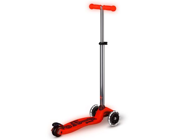 Самокат Micro Maxi Deluxe Glow LED Красная аура (MMD368), изображение 4 Самокат Micro Maxi Deluxe Glow LED Красная аура (MMD368), изображение 4