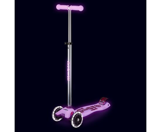 Самокат Micro Maxi Deluxe Glow LED Сиятельно-пурпурный (MMD367), изображение 6 Самокат Micro Maxi Deluxe Glow LED Сиятельно-пурпурный (MMD367), изображение 6