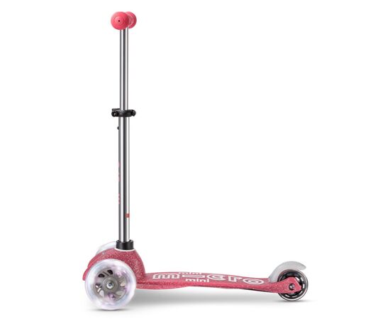 Самокат Micro Mini Deluxe Fairy Glitter LED Рожевий (MMD208), зображення 3 Самокат Micro Mini Deluxe Fairy Glitter LED Рожевий (MMD208), зображення 3