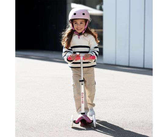 Самокат Micro Mini Deluxe Fairy Glitter LED Рожевий (MMD208), зображення 9 Самокат Micro Mini Deluxe Fairy Glitter LED Рожевий (MMD208), зображення 9