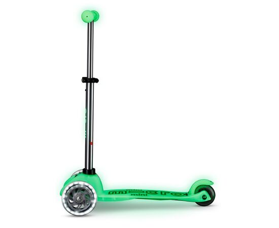 Самокат Micro Mini Deluxe Glow LED Крижаний лайм (MMD216), изображение 3 Самокат Micro Mini Deluxe Glow LED Крижаний лайм (MMD216), изображение 3