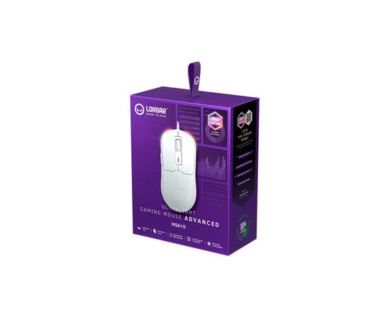 Мышка Lorgar MSA10 Ultralight USB White (LRG-MSA10-WH), изображение 11 Мышка Lorgar MSA10 Ultralight USB White (LRG-MSA10-WH), изображение 11