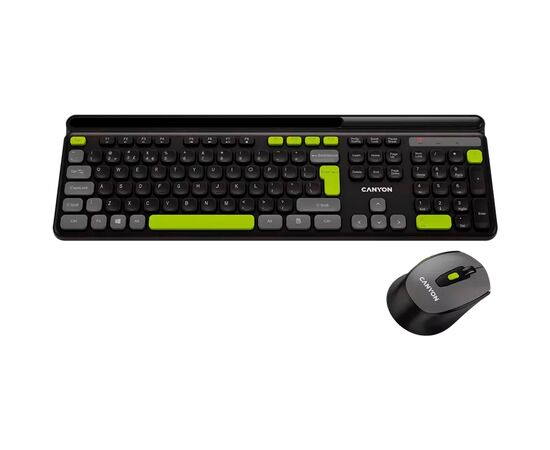 Комплект Canyon HSET-W5 Wireless UA Black (CNS-HSETW5BK)