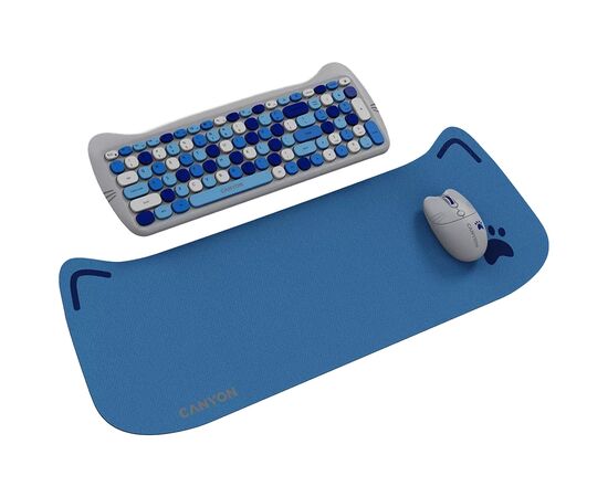 Комплект Canyon HSET-W6 Kitty Edition Wireless UA Blue (CNS-HSETW6BL), изображение 2 Комплект Canyon HSET-W6 Kitty Edition Wireless UA Blue (CNS-HSETW6BL), изображение 2