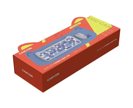 Комплект Canyon HSET-W6 Kitty Edition Wireless UA Blue (CNS-HSETW6BL), изображение 6 Комплект Canyon HSET-W6 Kitty Edition Wireless UA Blue (CNS-HSETW6BL), изображение 6