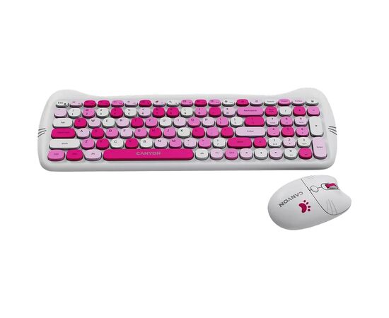 Комплект Canyon HSET-W6 Kitty Edition Wireless UA Pink (CNS-HSETW6PK), изображение 3 Комплект Canyon HSET-W6 Kitty Edition Wireless UA Pink (CNS-HSETW6PK), изображение 3