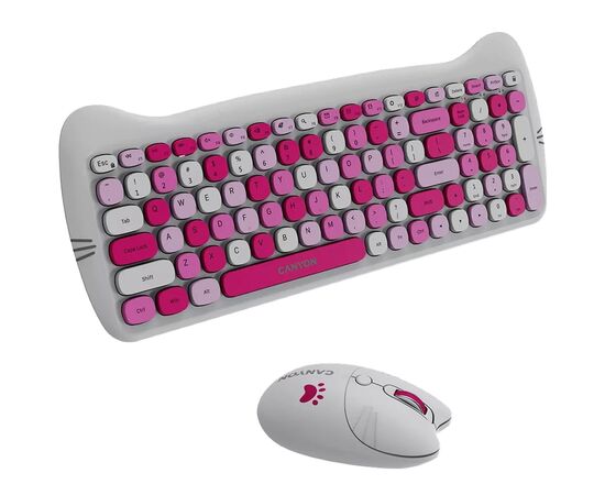Комплект Canyon HSET-W6 Kitty Edition Wireless UA Pink (CNS-HSETW6PK), изображение 4 Комплект Canyon HSET-W6 Kitty Edition Wireless UA Pink (CNS-HSETW6PK), изображение 4