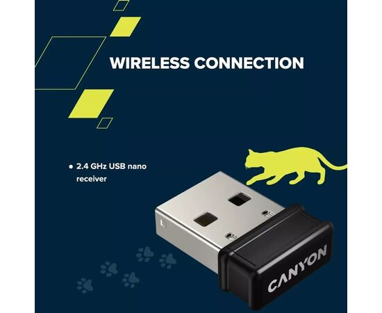 Комплект Canyon HSET-W6 Kitty Edition Wireless UA Pink (CNS-HSETW6PK), изображение 8 Комплект Canyon HSET-W6 Kitty Edition Wireless UA Pink (CNS-HSETW6PK), изображение 8