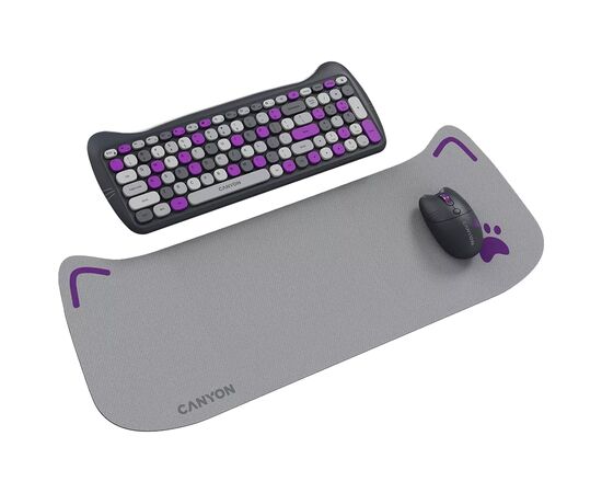 Комплект Canyon HSET-W6 Kitty Edition Wireless UA Violet (CNS-HSETW6VT), изображение 2 Комплект Canyon HSET-W6 Kitty Edition Wireless UA Violet (CNS-HSETW6VT), изображение 2