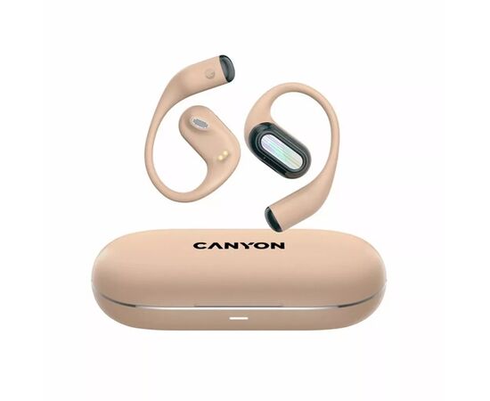 Наушники Canyon OnFlow 12 OWS ENC Beige (CNS-TWS12BE), изображение 4 Наушники Canyon OnFlow 12 OWS ENC Beige (CNS-TWS12BE), изображение 4