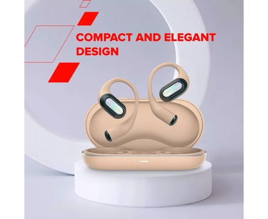 Наушники Canyon OnFlow 12 OWS ENC Beige (CNS-TWS12BE), изображение 5 Наушники Canyon OnFlow 12 OWS ENC Beige (CNS-TWS12BE), изображение 5