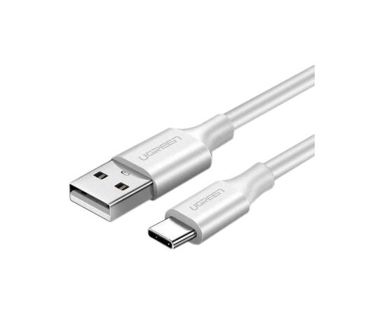 Дата кабель USB 2.0 AM to Type-C 0.5m 3.0A (18W) Nickel Plating US287 White Ugreen (60120)
