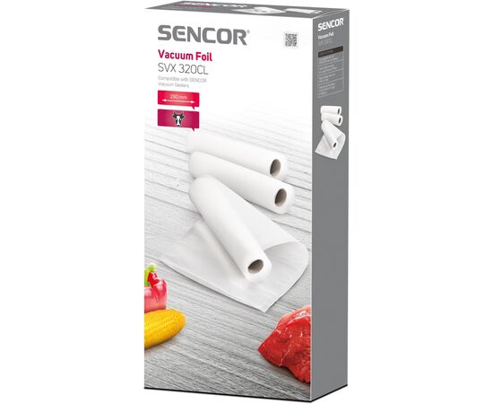 Плівка для вакуумування Sencor SVX320CL, зображення 3 Плівка для вакуумування Sencor SVX320CL, зображення 3