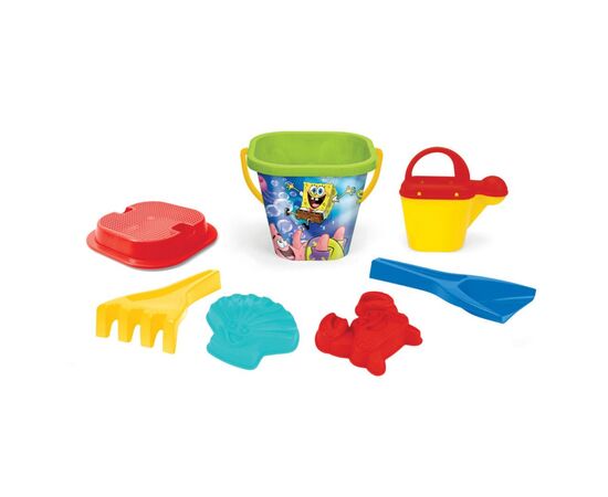 Игрушка для песка Wader Набор 7 элементов Губка Боб, Spongebob (81642)