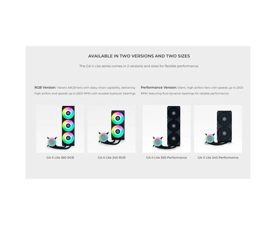 Система жидкостного охлаждения Lian Li GA II Lite 360P, Black (G89.GA2L36PB.00), изображение 4 Система жидкостного охлаждения Lian Li GA II Lite 360P, Black (G89.GA2L36PB.00), изображение 4