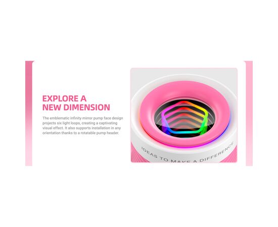 Система жидкостного охлаждения ID-Cooling FX240 INF Pink (FX240 INF PINK), изображение 11 Система жидкостного охлаждения ID-Cooling FX240 INF Pink (FX240 INF PINK), изображение 11