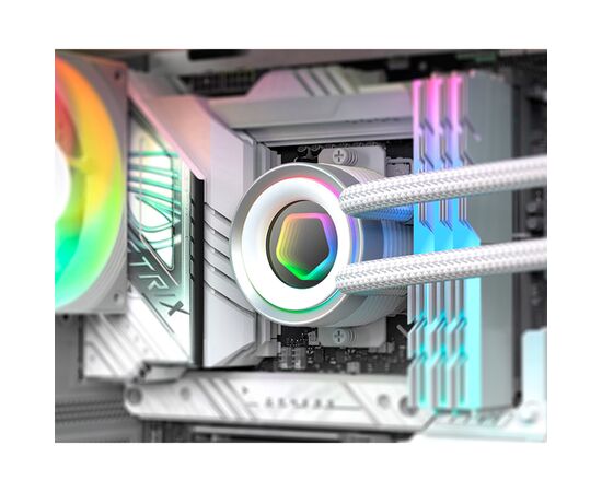 Система жидкостного охлаждения ID-Cooling FX240 INF White (FX240 INF WHITE), изображение 12 Система жидкостного охлаждения ID-Cooling FX240 INF White (FX240 INF WHITE), изображение 12