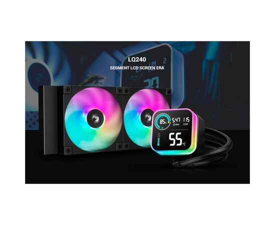 Система жидкостного охлаждения Deepcool LQ240 Black (R-LQ240-BKLSMW-G-1), изображение 7 Система жидкостного охлаждения Deepcool LQ240 Black (R-LQ240-BKLSMW-G-1), изображение 7