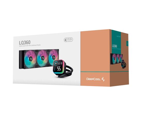 Система жидкостного охлаждения Deepcool LQ360 Black (R-LQ360-BKLSMW-G-1), изображение 6 Система жидкостного охлаждения Deepcool LQ360 Black (R-LQ360-BKLSMW-G-1), изображение 6